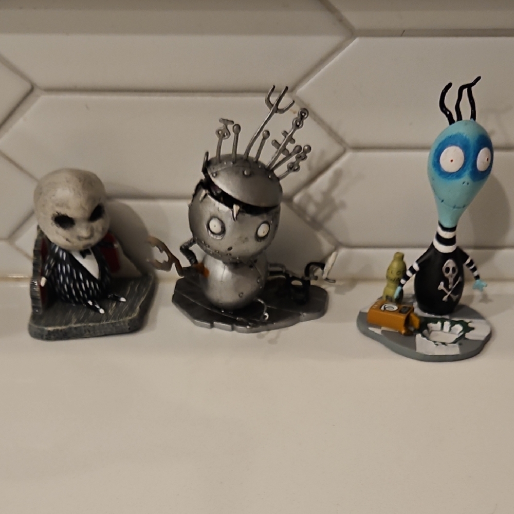 Set of Three Quirky Figurines